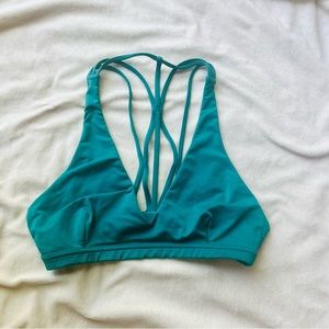 lululemon athletica v neck sports bra for yoga / pilates